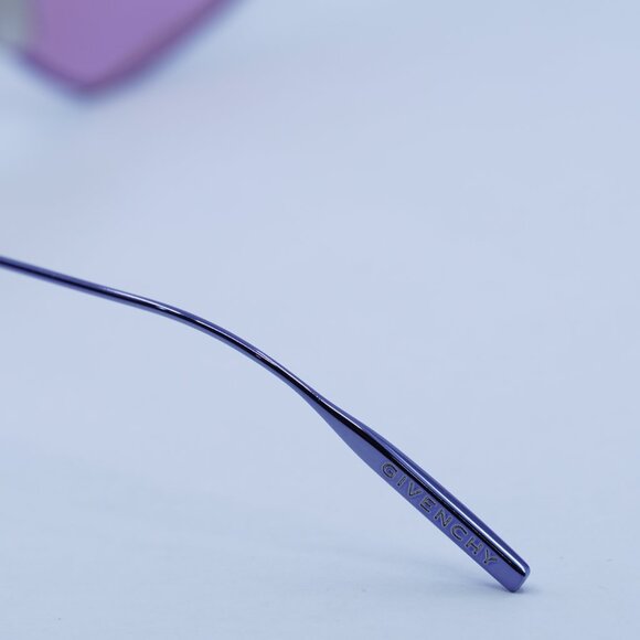 🕶️ New Givenchy GV40059U 84Z Sunglasses - Violet Frame, Purple Lenses - Picture 6 of 11